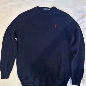 Ralph Lauren Men's Dark Blue Crewneck Sweater
